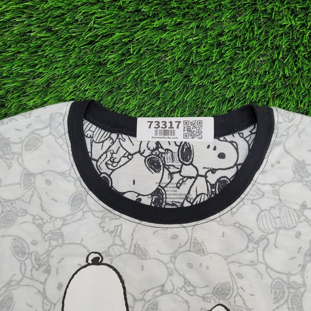 Snoopy AOP Shirt Womens Small 17x26 Peanuts - Picture 3 of 12